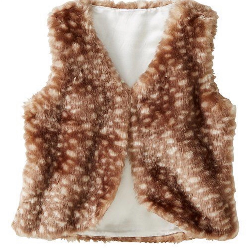 Hanna Andersson — adorable furry vest for 2T to 3T